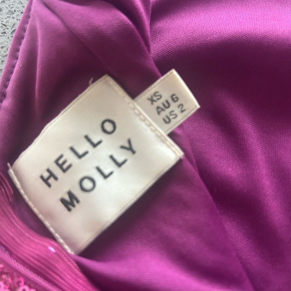 Hello Molly Pink Sequin Bodycon Mini Dress - Picture 5 of 5